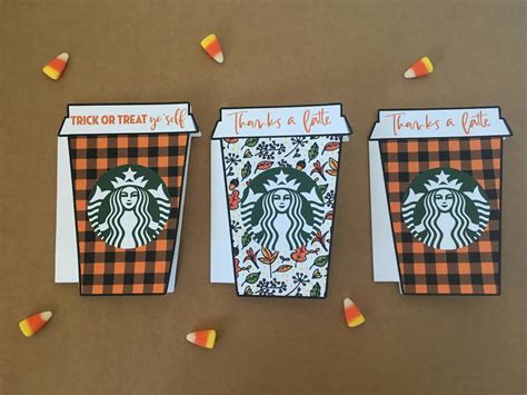 Starbucks Gift Card Holder Printable